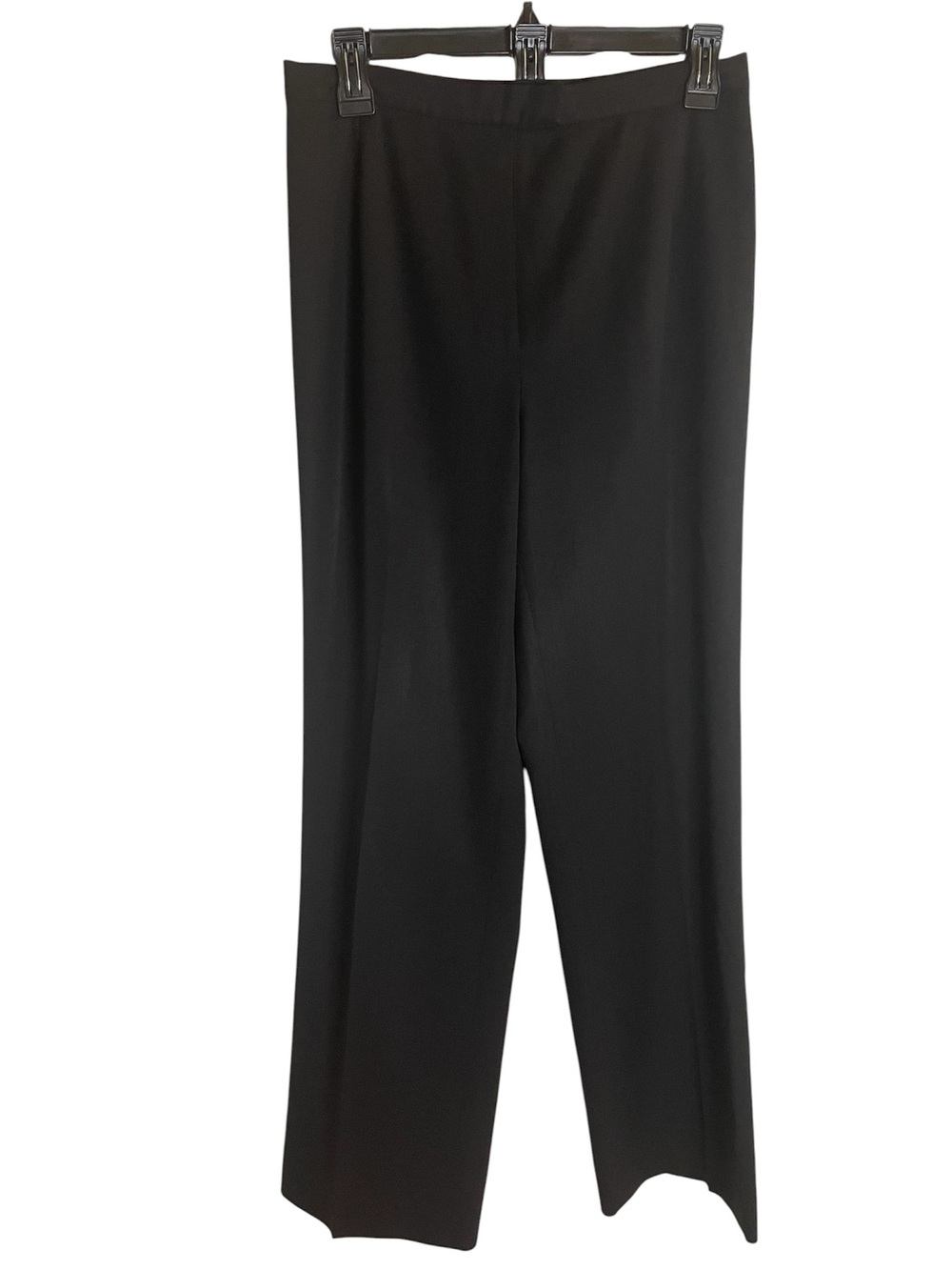 Lafayette 148 New York Black Wide Leg Wool Blend Dress Pants Size 6